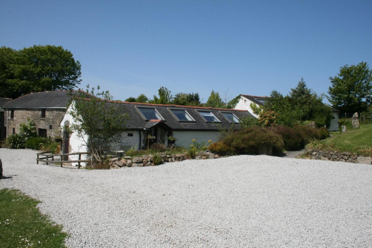 Cosy Barn On Rural Smallholding With Alpacas, Goats & Pigs Stithians Eksteriør billede
